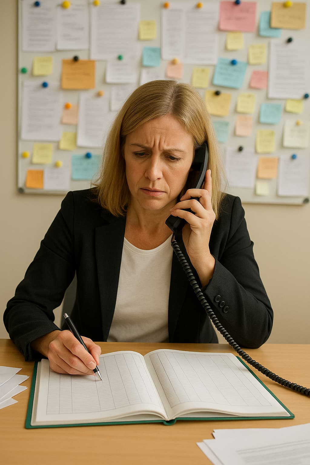 Schulalltag ohne schoolboost - viel Papierkram und Stress
