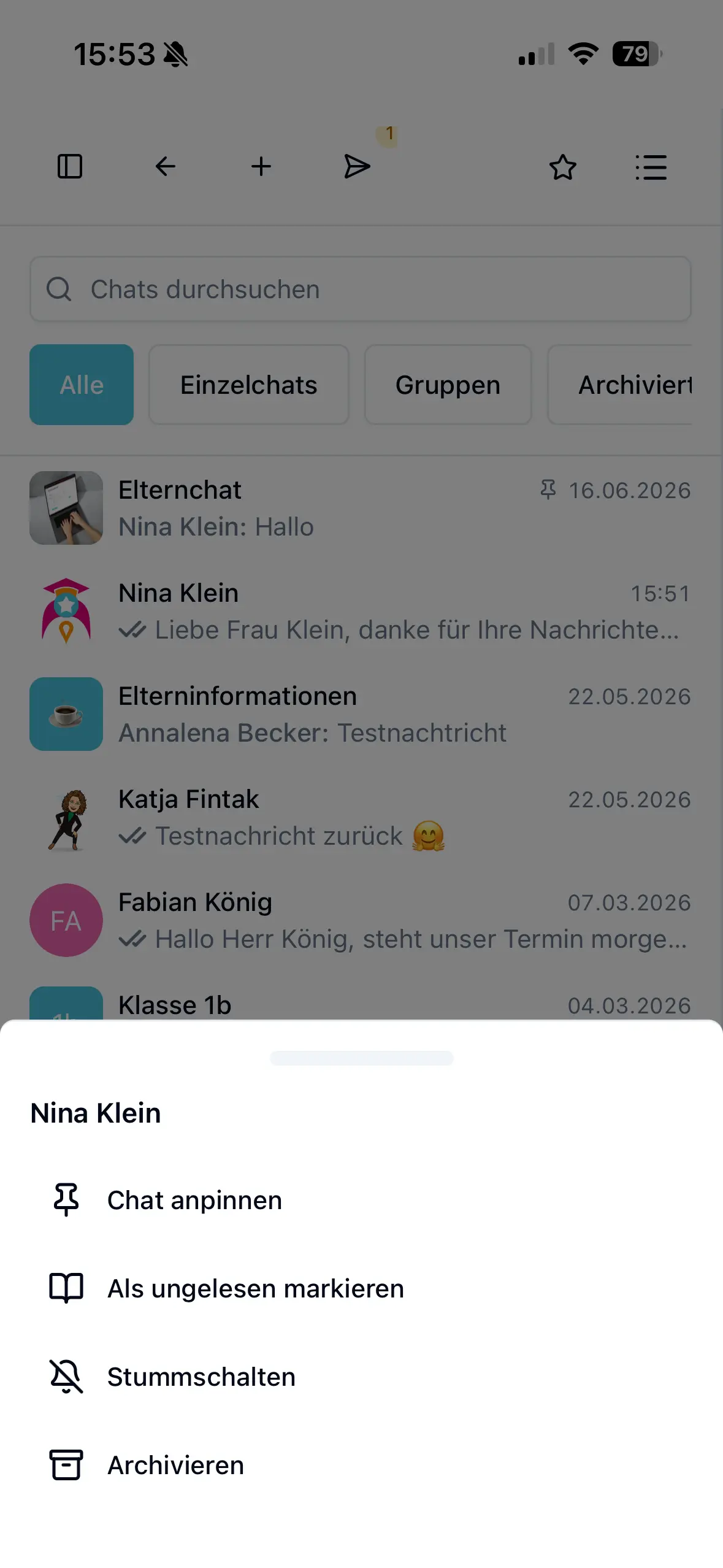 Gedrückthalten-Features