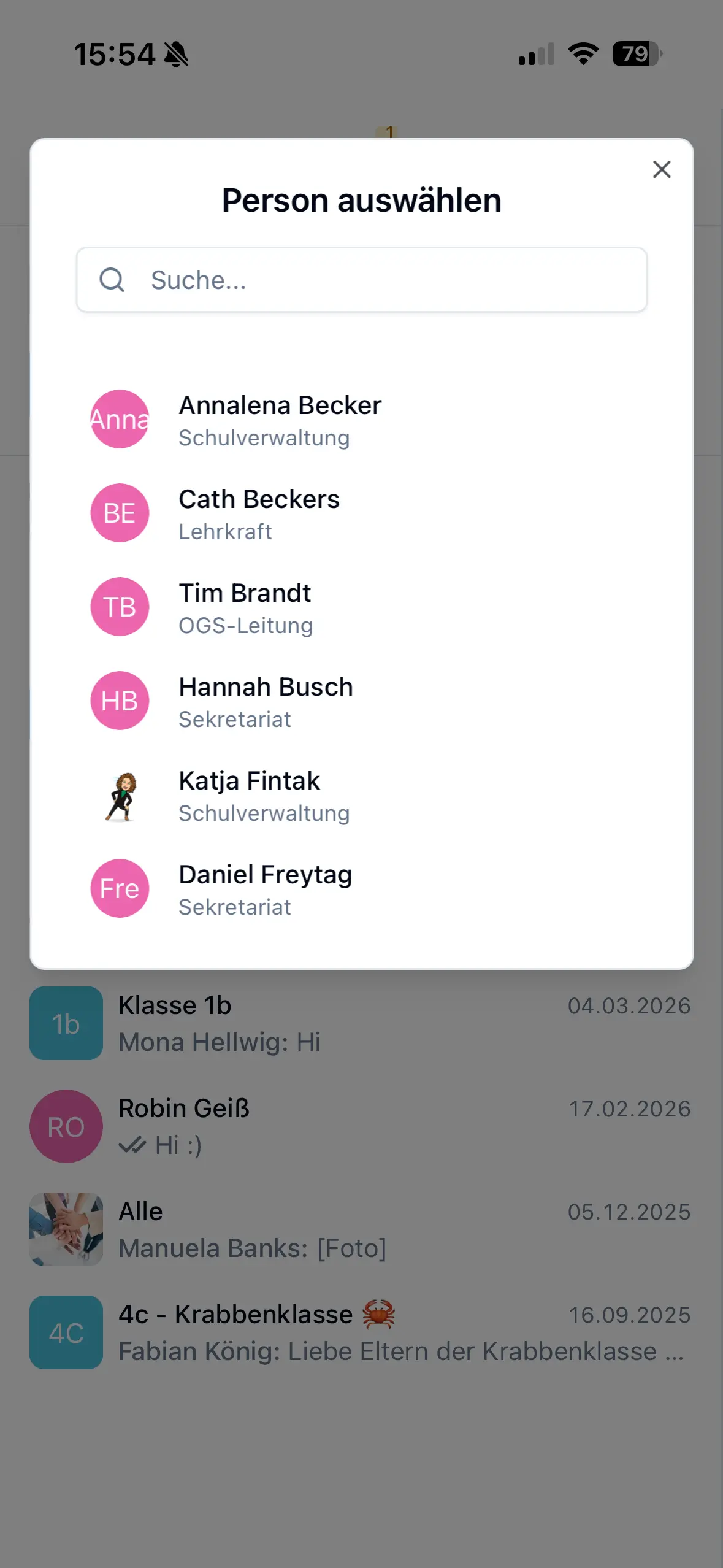 Chat-Anfrage stellen
