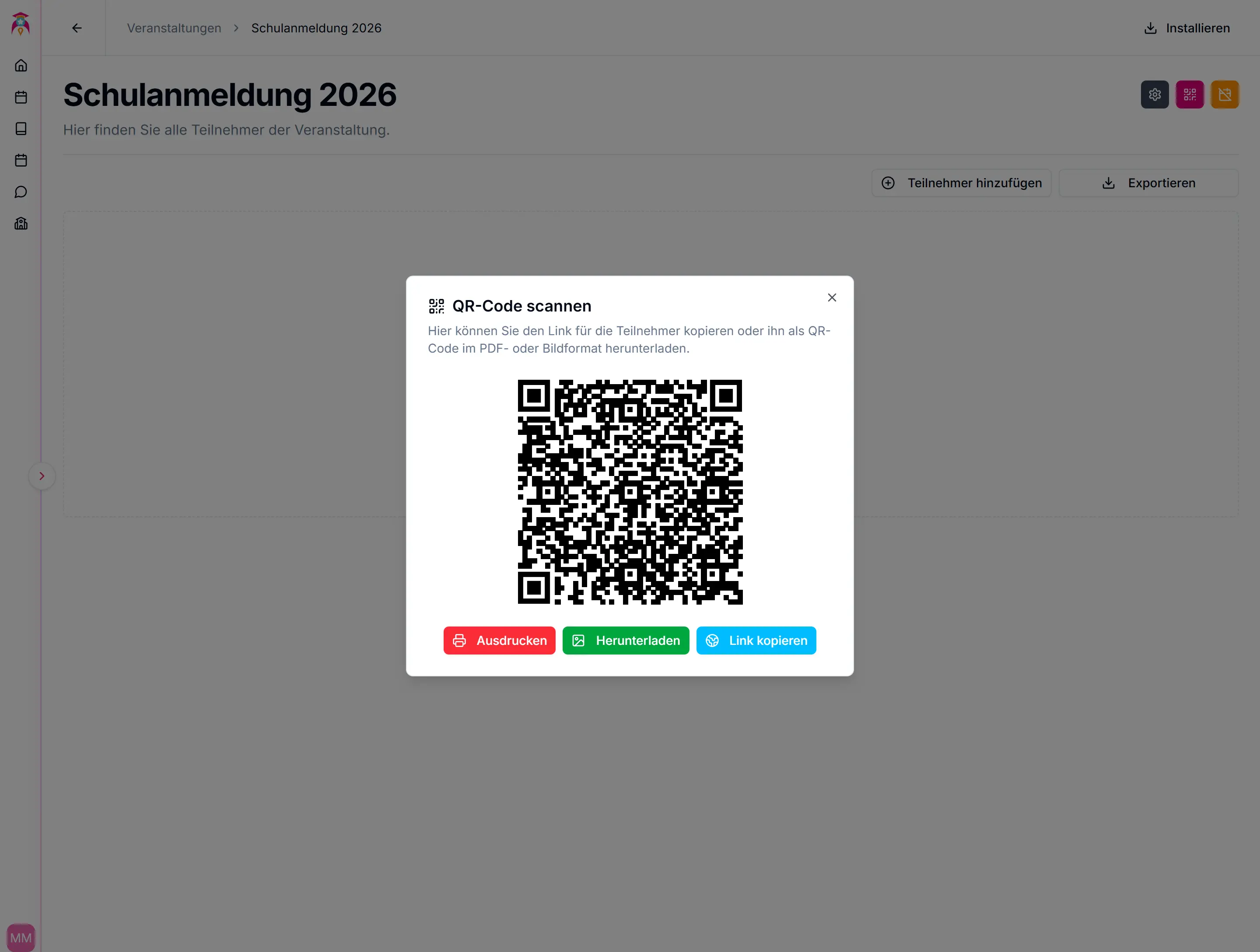 QR-Code versenden